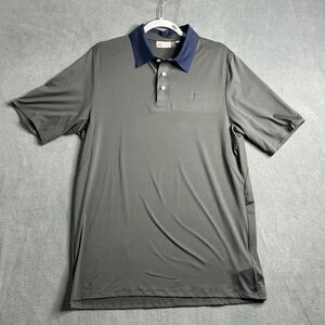 KJUS Performance Wicking‎ Golf Polo Shirt Gray Size Large 52 UPF 50+